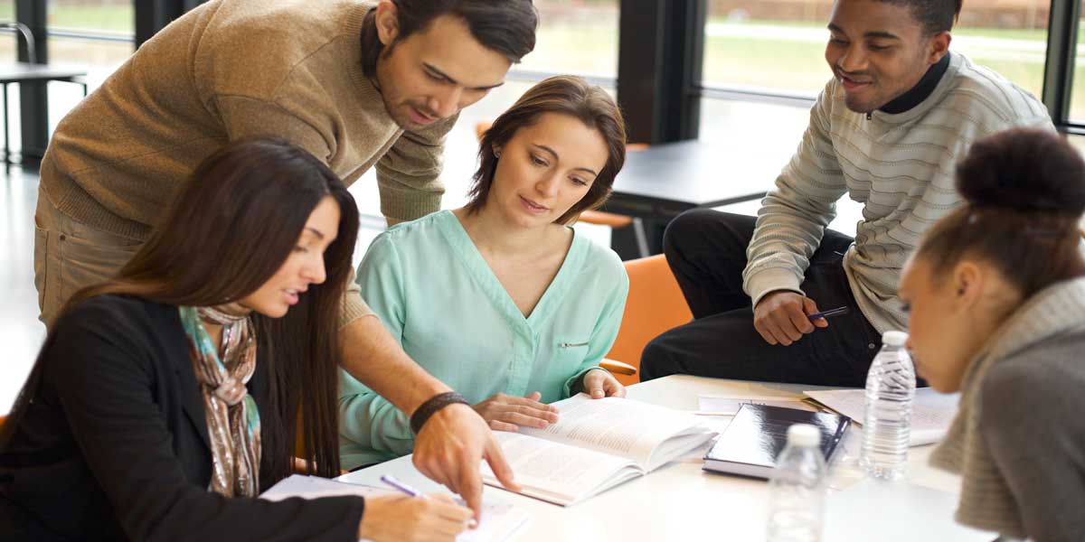 group of teachers working together